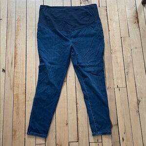 Blue Maternity Jeggings XXL